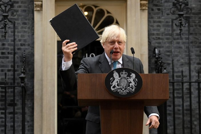 Boris Johnson, başbakanlığa veda konuşması yaptı