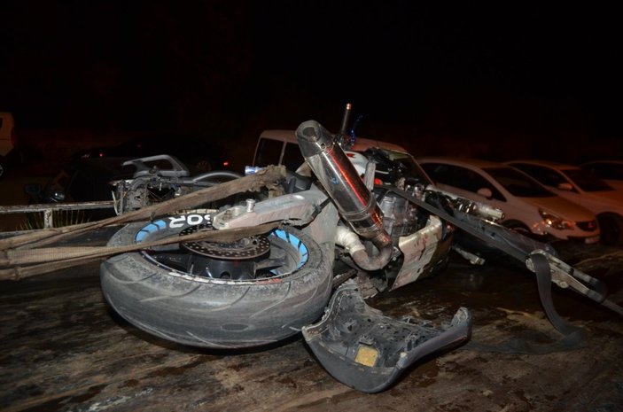 Antalya'da korkunç kaza: Motosikletli genç hayatını kaybetti