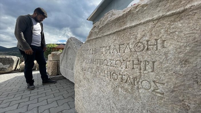 Hadrianaupolis'te Asklepios varlığına işaret eden 1800 yıllık yazıt bulundu