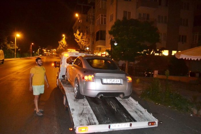 Tekirdağ'da alkollü yakalanan aday sürücü: Polis arkadaşlar iyi karşıladı