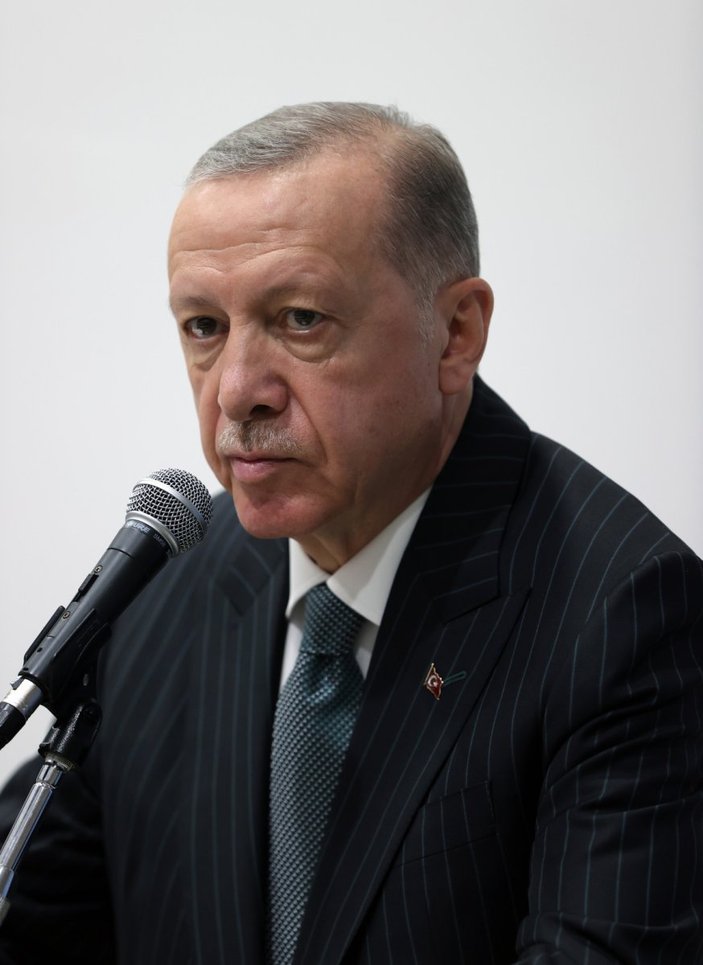 Cumhurbaşkanı Erdoğan'a tekbirli karşılama