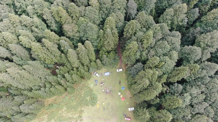 Karadeniz yaylaları sisle kaplandı