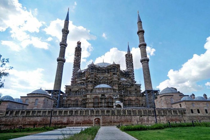 Selimiye Camii'nin restorasyonu 3,5 yıl sürecek