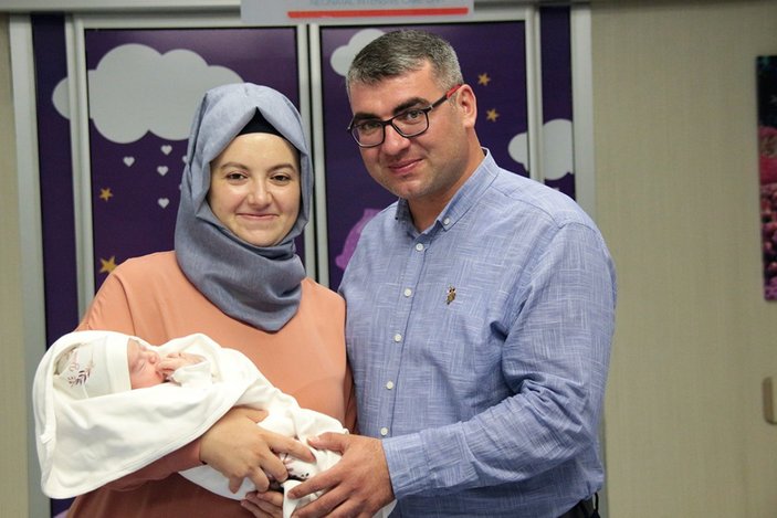 Konya'da, yemek borusu kapalı doğan bebek sağlığına kavuştu