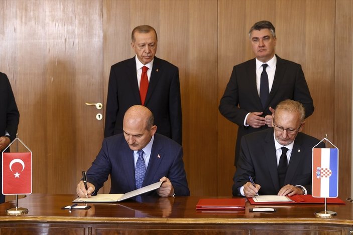 Türkiye ile Hırvatistan arasında 3 anlaşma imzalandı