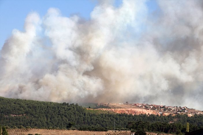 Mersin'de orman yangını 2'nci günde kontrol altına alındı