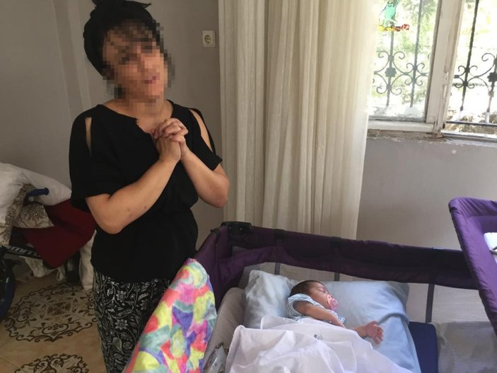 Adana'da 1 ay önce doğum yapan kadın sevgilisinden dayak yedi