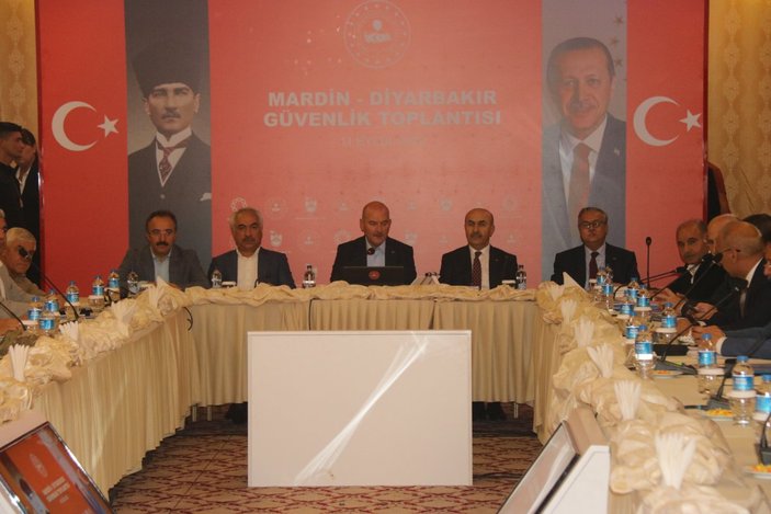 Süleyman Soylu, Mardin ve Diyarbakır ‘İl Güvenlik Toplantısı'na katıldı