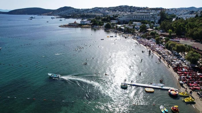 Yerli turistler Bodrum'dan ayrılmaya başladı