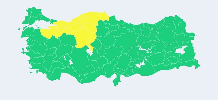 AFAD'dan Ankara ve Kırıkkale için kuvvetli yağış uyarısı