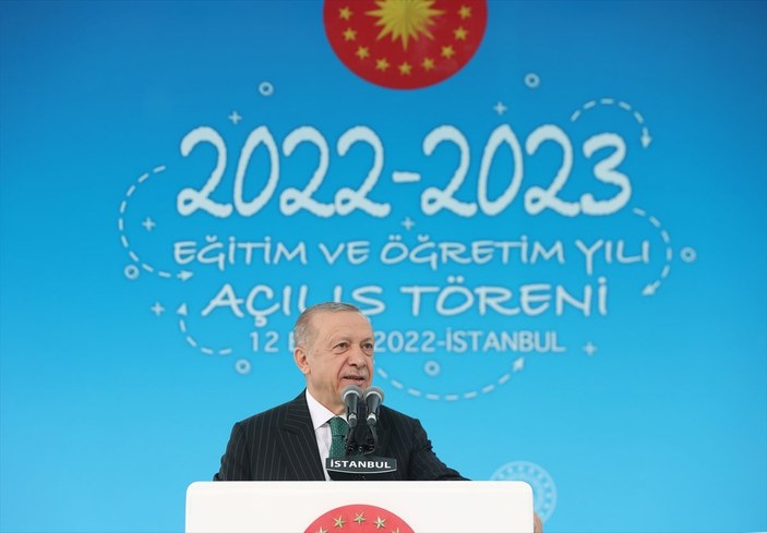 Cumhurbaşkanı Erdoğan, yeni eğitim yılının ders zilini çaldı