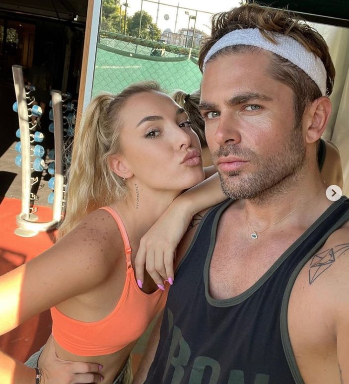 Sude Burcu ve Mert Öcal spor salonunda aşka geldi! 'Ateş ediyorsunuz'