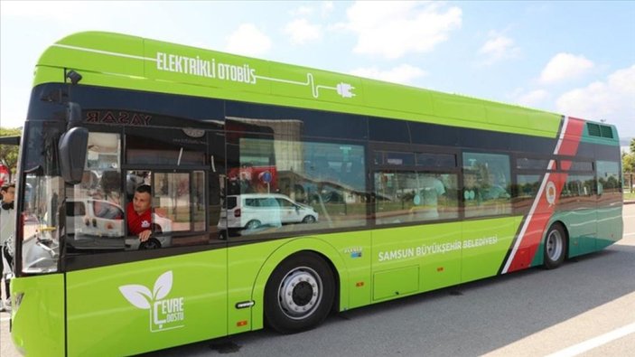 Samsun'da elektrikli otobüsler yolcularını taşımaya başladı