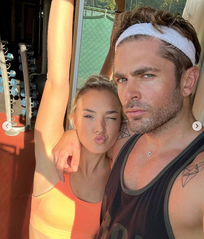 Sude Burcu ve Mert Öcal spor salonunda aşka geldi! 'Ateş ediyorsunuz'