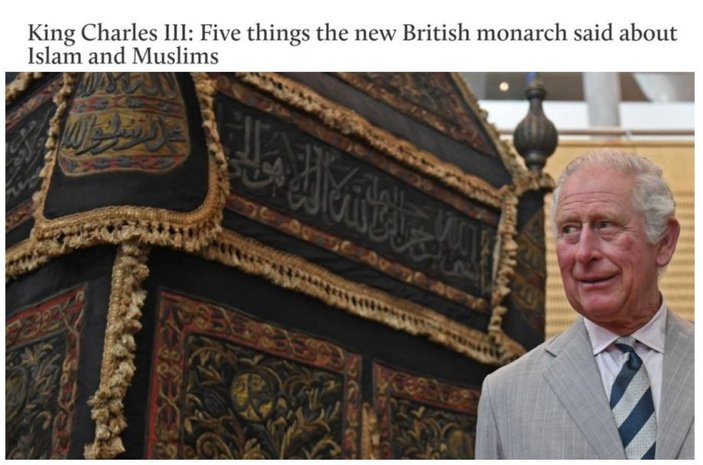 Kral Charles'ın İslam'a olan ilgisi