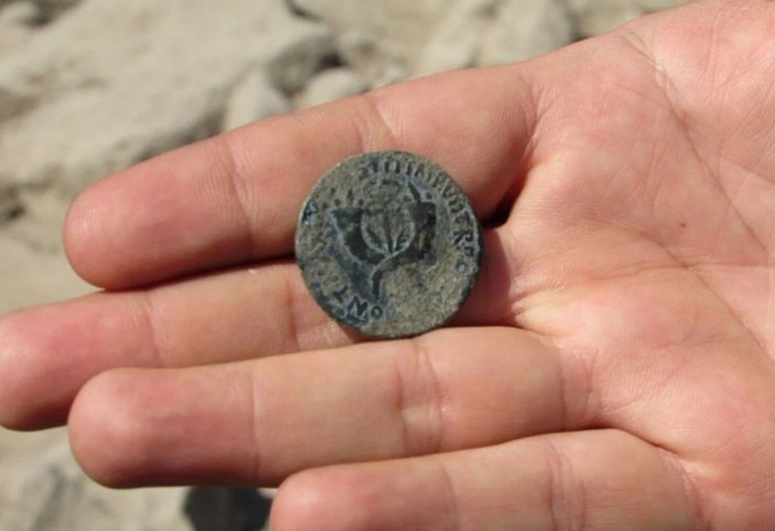 Gaziantep'te Helenistik döneme ait sikke bulundu