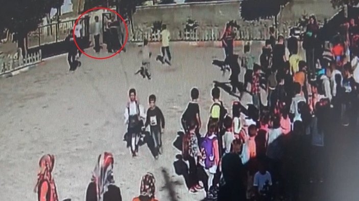 Tokat'ta öğrencilerin öğretmen sevgisi kamerada
