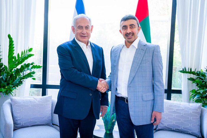 BAE Dışişleri Bakanı Al Nahyan, Netanyahu ile görüştü