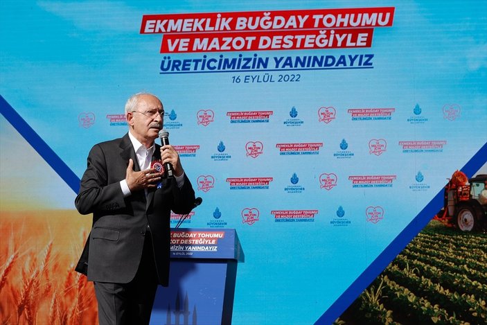 Kemal Kılıçdaroğlu Silivri'de çiftçilere mazot dağıtım törenine katıldı