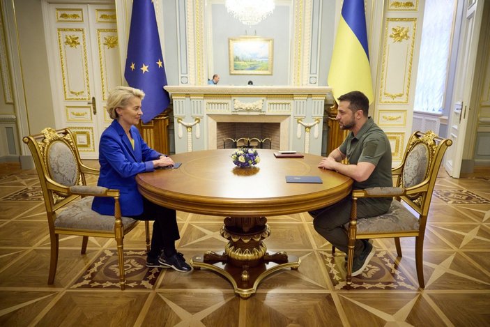AB Komisyonu Başkanı Leyen'den Ukrayna'ya ziyaret