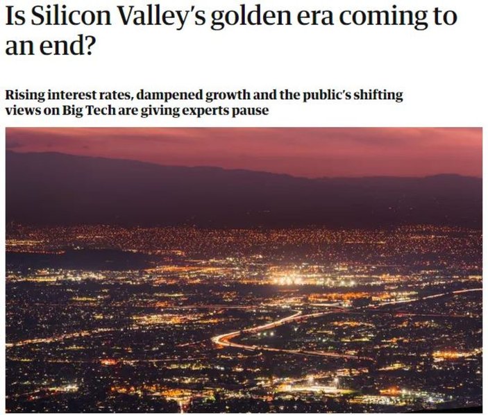 Guardian, Silikon Vadisi'nin altın çağını sorguladı