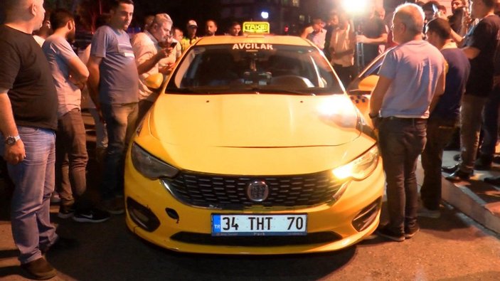 Bağcılar'da taksiciye falçatalı saldırı
