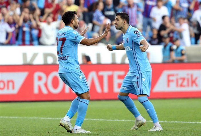 Trabzonspor, Gaziantep FK'yı 3 golle mağlup etti