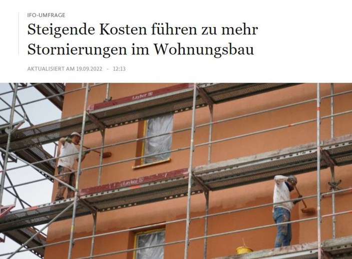 Almanya'da artan maliyetler, konut inşaatını zora soktu