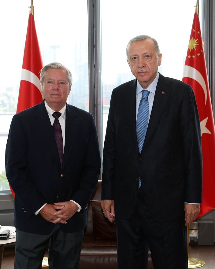 Cumhurbaşkanı Erdoğan ABD'li Senatör Graham'ı kabul etti