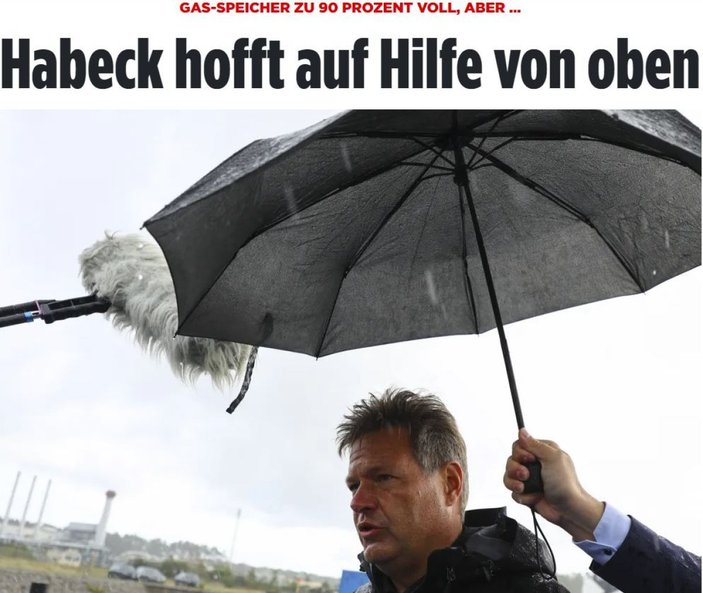 Almanya Ekonomi Bakanı Habeck: Hava durumu için dua ediyorum
