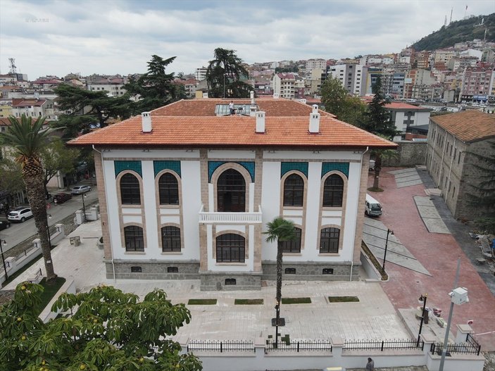 Trabzon'daki tarihi vilayet binasının restorasyon çalışmaları tamamlandı