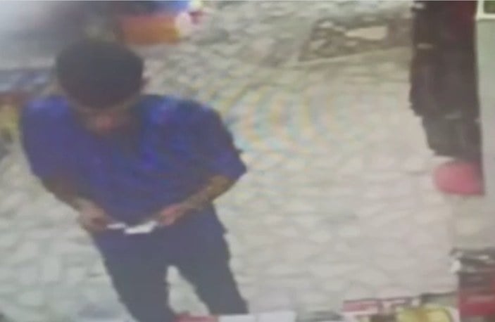 Arnavutköy'de hırsız, çaldığı kredi kartı ile alışveriş yaparken yakalandı