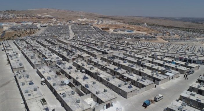 Suriye'de 69 bine yakın briket ev inşa edildi