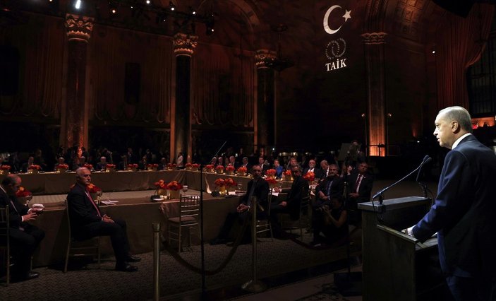 Cumhurbaşkanı Erdoğan, ABD'li iş insanlarıyla buluştu