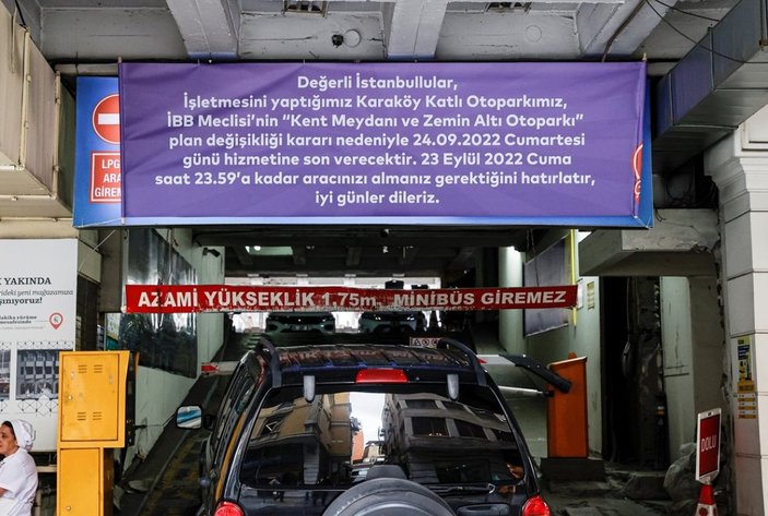 İstanbul'un ilk katlı otoparkı kapanıyor