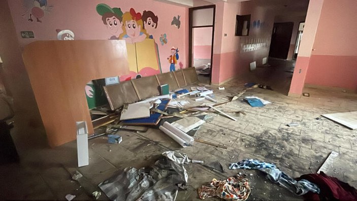 Edirne'de boş okul hırsızların hedefi oldu
