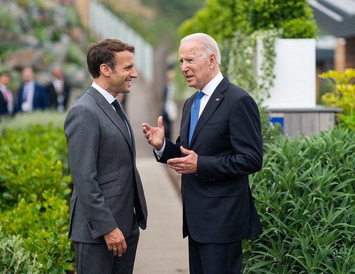 ABD Başkanı Joe Biden, Macron ile görüşecek
