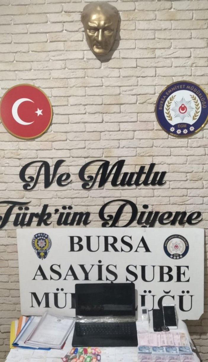 Bursa'da, yarı fiyatına kiralık daire vaadiyle dolandırıcılığa operasyon
