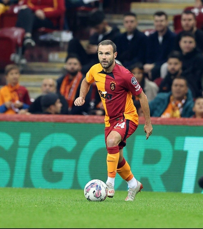 Galatasaray'da Juan Mata yoğun çalıştı