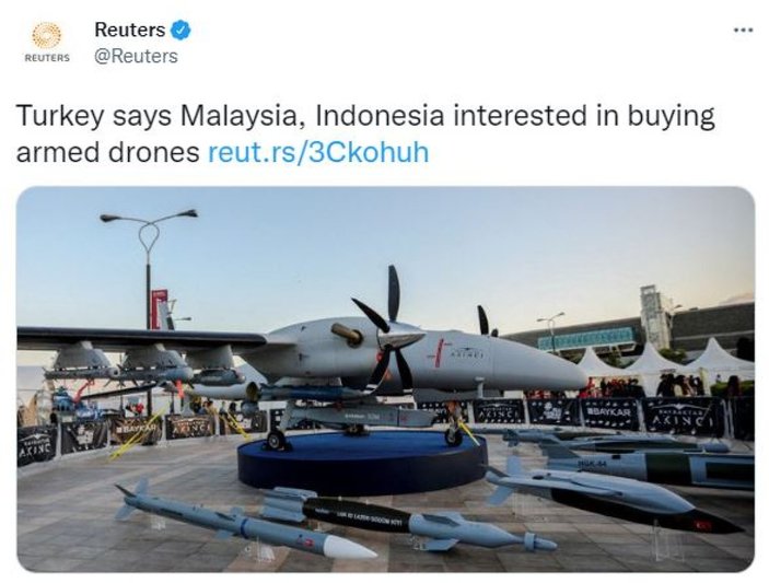 Malezya ve Endonezya, Türkiye'den SİHA satın almakla ilgileniyor