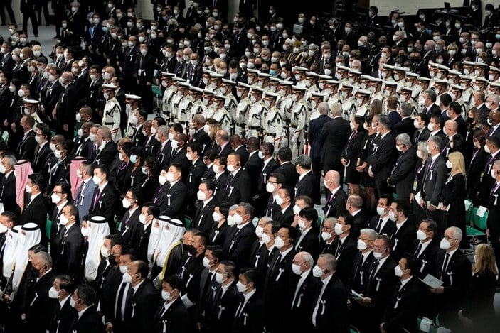 Japonya’da protesto edilen cenaze töreni yapıldı