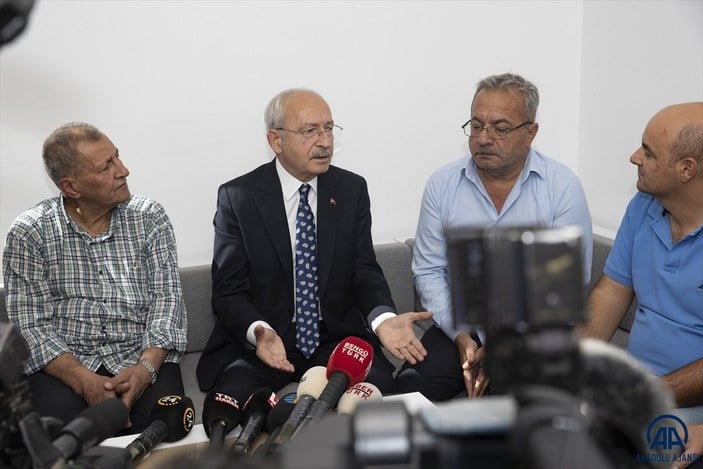 Kemal Kılıçdaroğlu, DP Genel Başkanı Gültekin Uysal ile görüştü