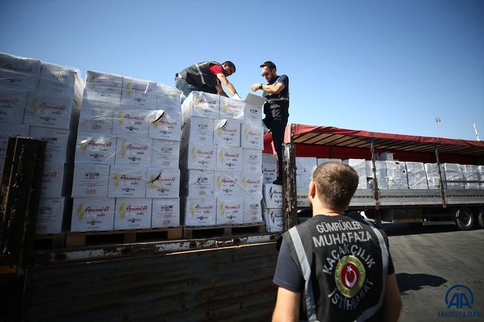 Mersin'de kaçak içki operasyonu: 86 bin 245 şişe bulundu