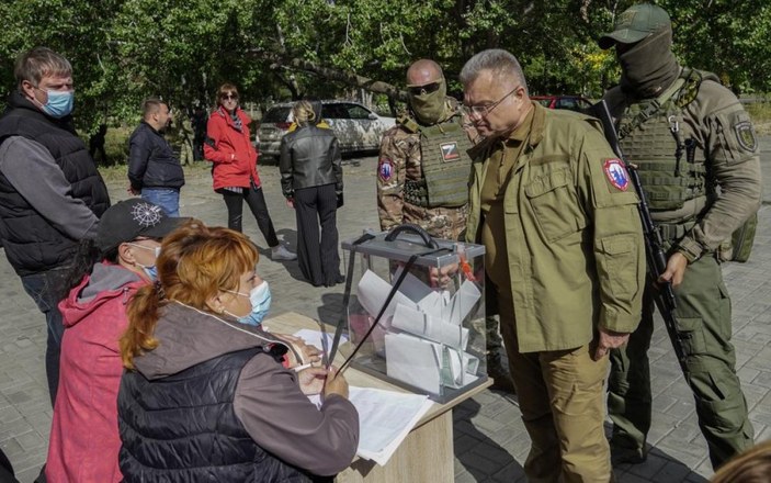 Donbas'ta Rusya'ya katılım referandumu sona erdi