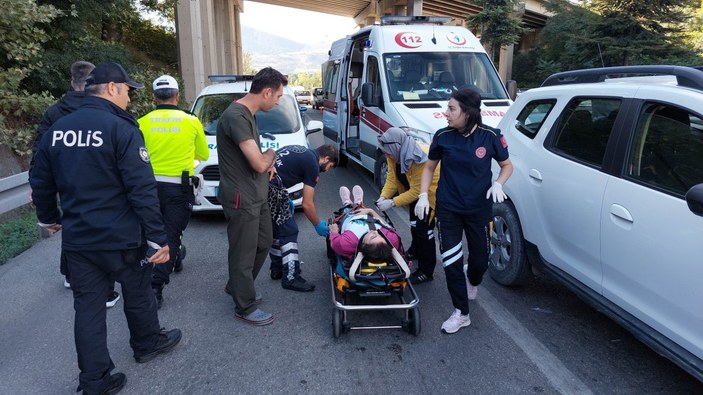 Samsun'daki kazada, sağlık çalışanları yaralandı