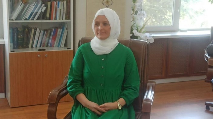 Malatya'daki Letonyalı genç kadın Müslüman oldu