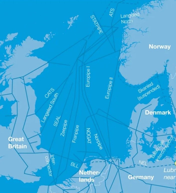 Norveç, Baltık Denizi'ndeki kilometrelerce enerji hattını korumak için harekete geçti