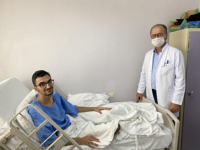 ABD’de kaza geçiren üniversiteli genç Türkiye’de sağlığına kavuştu