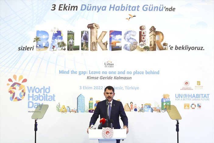 Murat Kurum: Türkiye dünyaya örnek olmaya devam ediyor