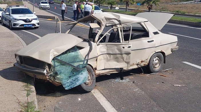 Tekirdağ’da ters yöne girip, otobüsle çarpıştı